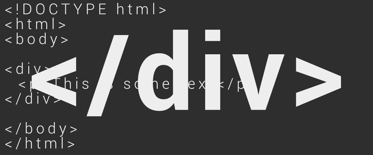 <div> HTML Etiketi Kullanımı